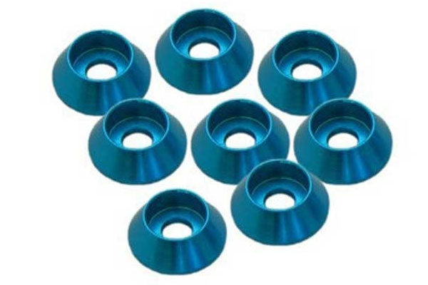 10 Rondelle A Tazza In Alluminio M6 - Diametro 16mm, Altezza 4mm, Per Fissaggi Di Precisione - Foto 2